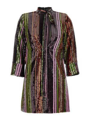Max Mara Vezzo mini dress with strass - Black | 2382360332600000
