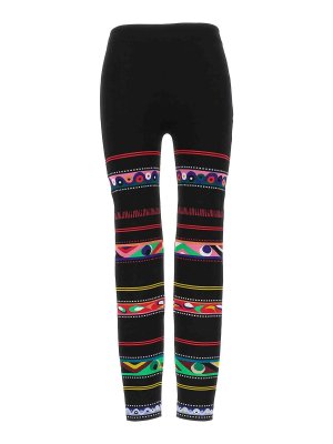 ボトムスその他 NOT AFTER TEN FW23 Tulle insert leggings (NATP008 NERO) Not After Ten Black Tulle Insert Leggings for Women Online