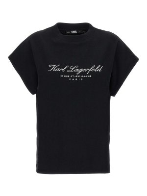 [TOM FORD]ファインロゴ刺繍Tシャツ Tom Ford Tシャツ - 黒 - ブラック | TSJ560FAX835XLBGO