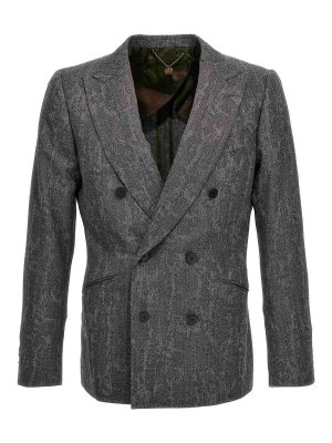 Maurizio Miri Linen Jacket black - Black - Men | SAM30300136