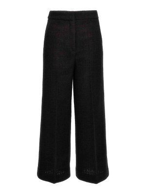 MOSCHINO: casual trousers - Cropped boucl pants