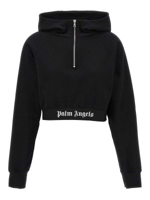 Palm Angels: Sudaderas y suéteres - Sudadera - Negro