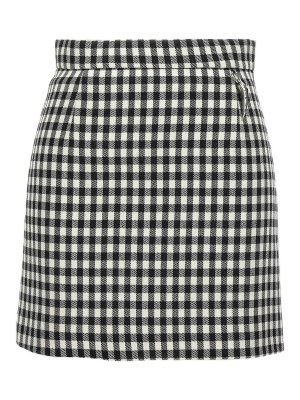 スカート TOM FORD Prince of Wales skirt White/Black Tom Ford Prince of wales skirt - White - Women