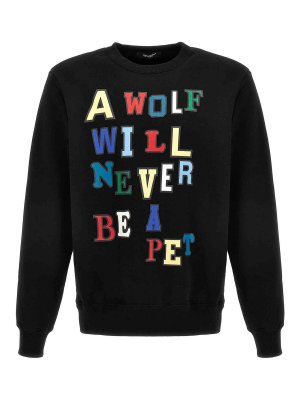 Off white wolf crewneck hotsell