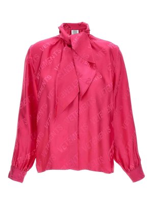 VETEMENTS: blouses - monogram blouse