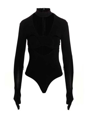 AMBUSH: Tops & Tank tops - heart shaped gloves bodysuit