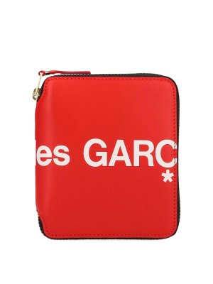 COMME DES GARÇONS WALLET: wallets & purses - Logo print wallet