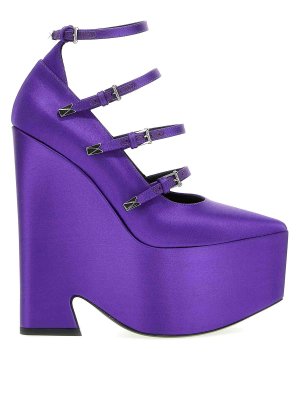 VERSACE: Sandales - Chaussures À Talon - Violet