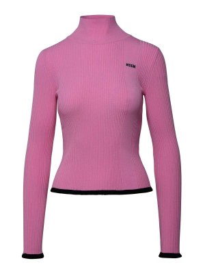 m.s.g.m.: Rollkragenpullover  und Polo-Ausschnitt - Rollkragenpullover - Nude