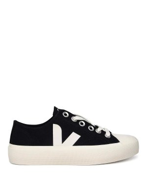 Vetements Black Leather Platform Sneakers