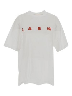 Marni: Pull col rond - Pull Col Rond - Blanc