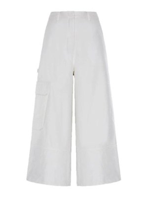 MONCLER: Casual Hosen - Shorts - Weiß