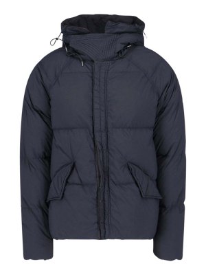 【MOORER】Dark Blue Down Jacket MOORER DOWN JACKET BRETT Uomo Blu | Mascheroni Store