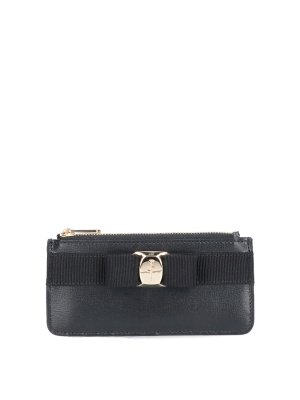 FERRAGAMO: Portemonnaies und Geldbörsen - Portemonnaie - Schwarz