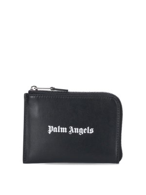 Palm Angels: wallets & purses - Logo card holder
