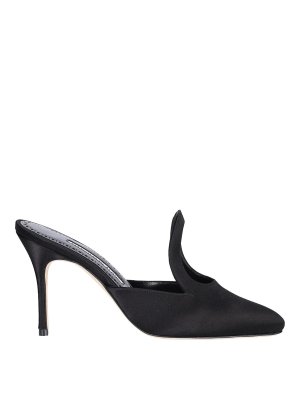 MANOLO BLAHNIK: Mules - Mules - Schwarz