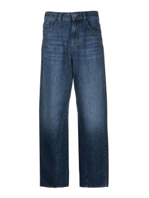 EMPORIO ARMANI: bootcut jeans - Baggy denim jeans