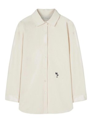 Palm Angels: shirts - Logo cotton shirt