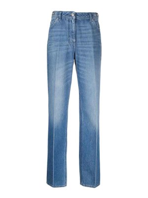 VERSACE: Bootcut - Bootcut Jeans - Blau