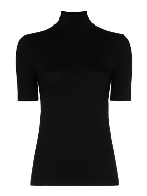 WOLFORD: t-shirts - Organic cotton turtleneck t-shirt
