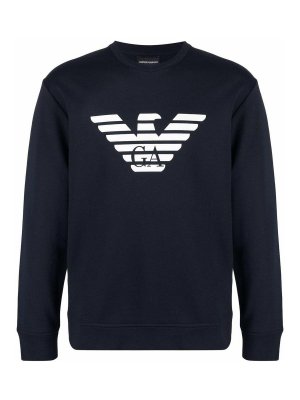 EMPORIO ARMANI: Sweatshirts & Pulls - Sweat-Shirts - Bleu