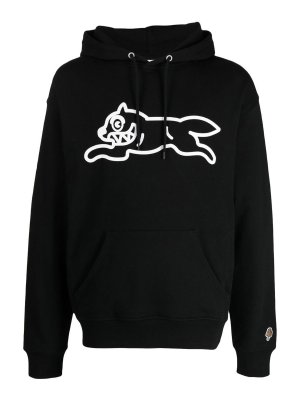 Barrow Printed hoodie - Black - Men | F3BWUAHS159110 | thebs.com