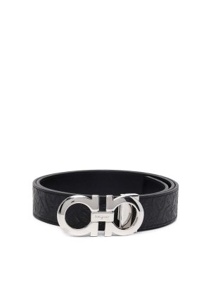 FERRAGAMO: Gürtel - Gürtel - Schwarz