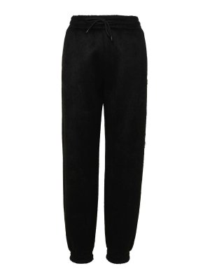Ganni Organic cotton sweatpants - Metallic - Women | T3568712