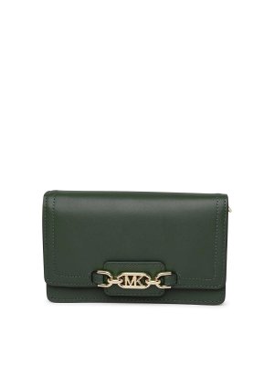 MICHAEL KORS GREENWICH CROSSBODY IN SAFFIANO LEATHER Woman Heather