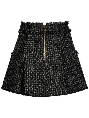 Pierre-Louis Mascia quilted A-line skirt, Neutrals