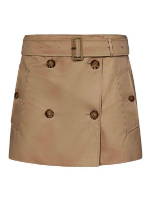Off-White motorcycle miniskirt - Blue | OWYF019S23DEN0014500