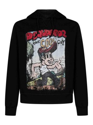 DSQUARED2: スウェット＆セーター - スウェットシャツ/セーター - 黒