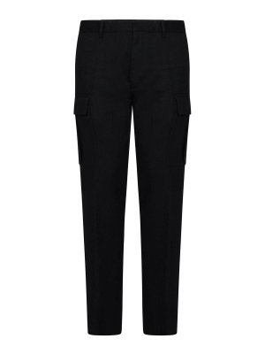 DSQUARED2: Pantalons casual - Pantalons Décontractés - Noir