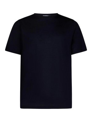 LARDINI: crew necks - Wool and Lyocell T-Shirt