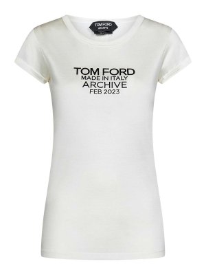 TOM FORD: T-shirts - T-Shirt - Weiß