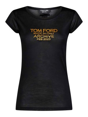 Tom Ford Tシャツ - 黒 - ブラック | TSJ560FAX835XLBGO