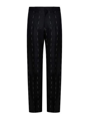 GIVENCHY 1650$ Auth new lace trim trousers, casual pants, black, FR 36 |  eBay