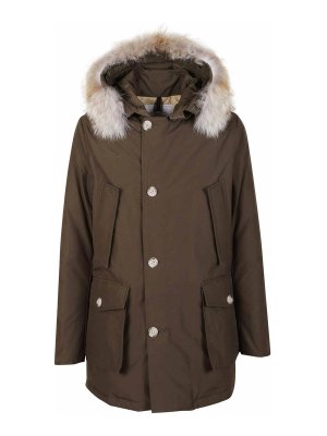 WOOLRICH: parka - Parka in pelliccia artica staccabile