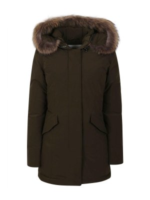 WOOLRICH: parka - Parka di lusso con procione artico