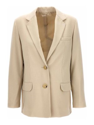ジャケット Rabanne Single-breasted blazer Rabanne Single-breasted blazer - Black | 23ACVE135LA0262P001