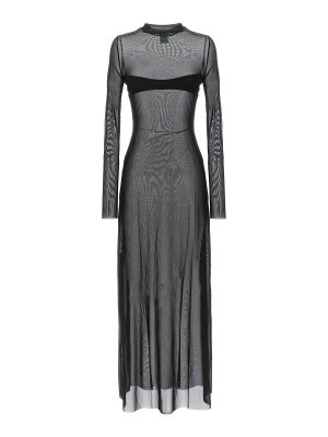 Dsquared2 Open back long dress - Black - Women