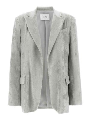 ジャケット Rabanne Single-breasted blazer Rabanne Single-breasted blazer - Black | 23ACVE135LA0262P001