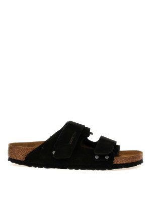 Ambush Leather Slide Sandal - Black - Men | BMIC001F22LEA0011000