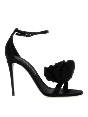 DOLCE & GABBANA: sandals - Keira satin heel sandals