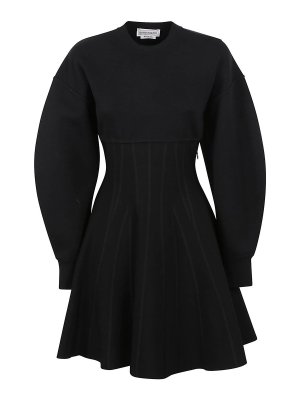 ALEXANDER MCQUEEN: short dresses - Corset cwnk mini drs