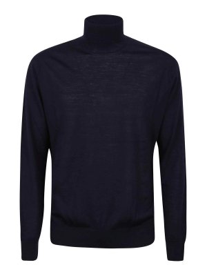BALLANTYNE: crew necks - T neck pullover