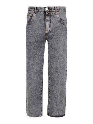Evisu Printed denim jeans - Blue - Men | 2ESHTM3JE92117CSCINGRAW