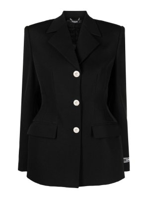 YOHJI YAMAMOTO カジュアルジャケット 黒 2001325A0032 BLACK Scandal Yohji Yamamoto tailored jacket Size: L Black