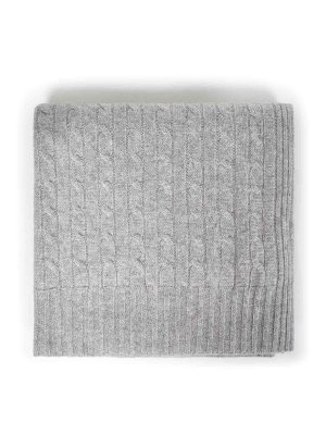 RALPH LAUREN: homeware - Knit cashmere throw blanket.
