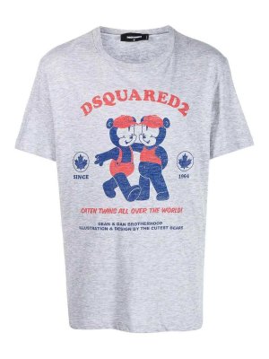 DSQUARED2: Camisetas - Camiseta - Gris